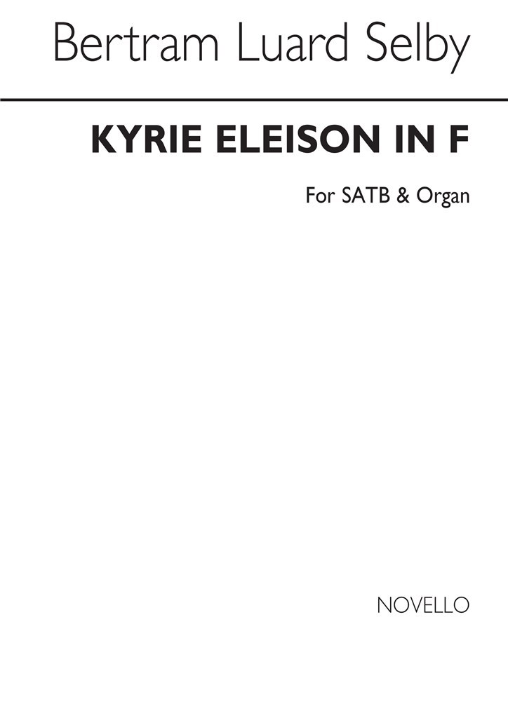 Selby Kyrie Eleison In F (Alternative Setting)